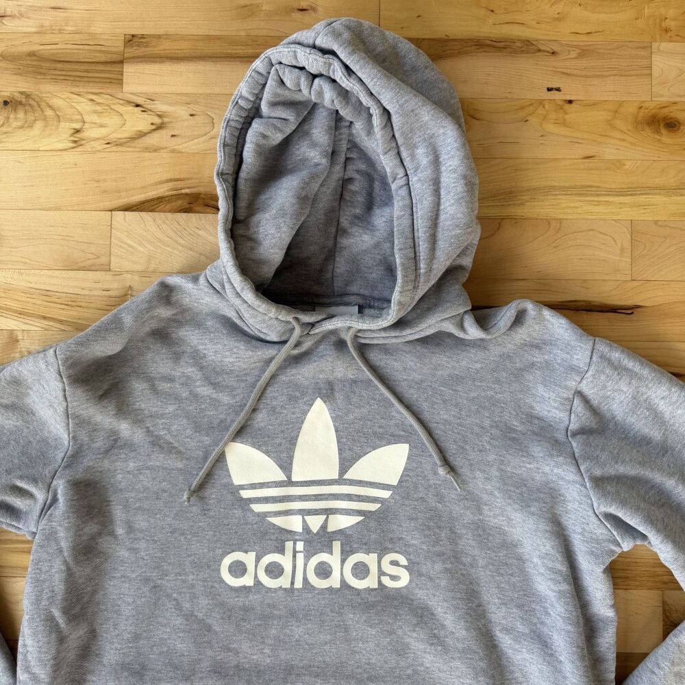 Adidas Originals Trefoil Gray Pullover Hoodie